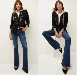 NWT VERONICA BEARD MILLER DICKEY BLACK JACKET SZ 0